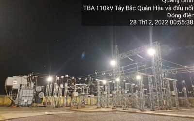 TBA 110KV TÂY BẮC QUÁN HÀU VÀ ĐẤU NỐI